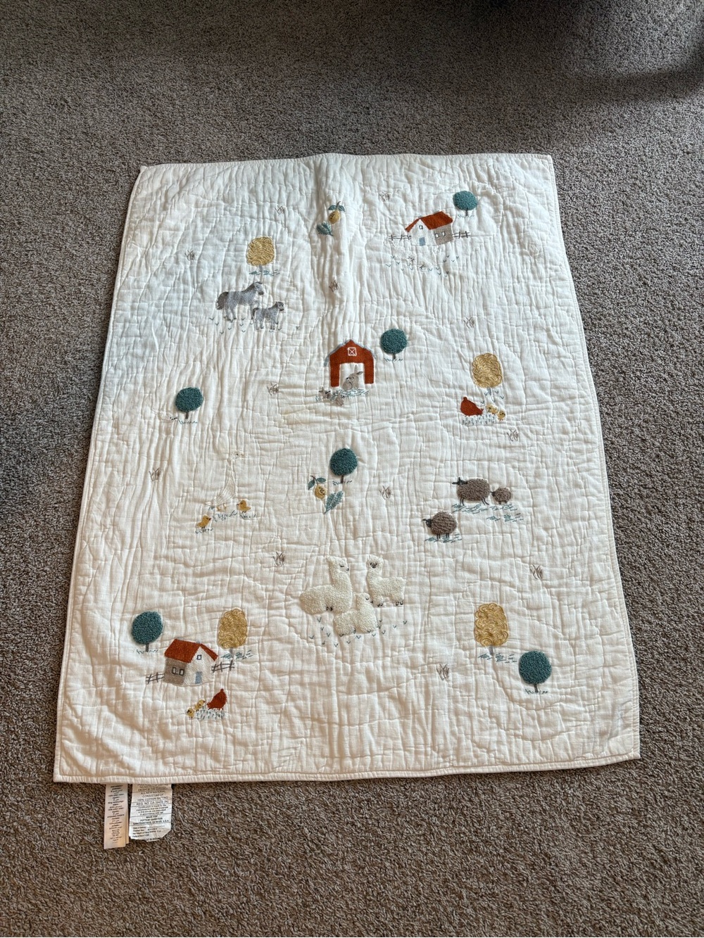 Pottery Barn Kids - Farmhouse Baby Quilt - Picture 3 of 5